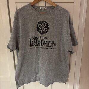 Gray T-Shirt Nine Fine Irishman Vegas